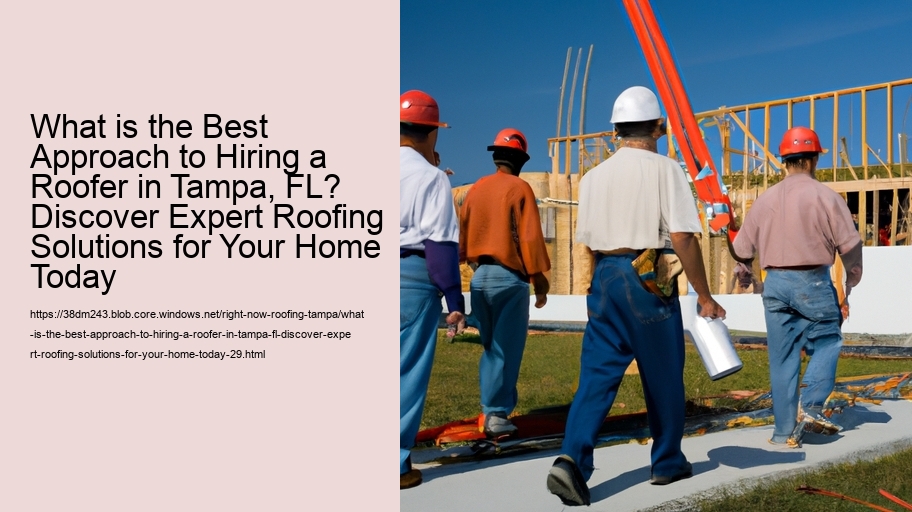 What is the Best Approach to Hiring a Roofer in Tampa, FL? Discover Expert Roofing Solutions for Your Home Today